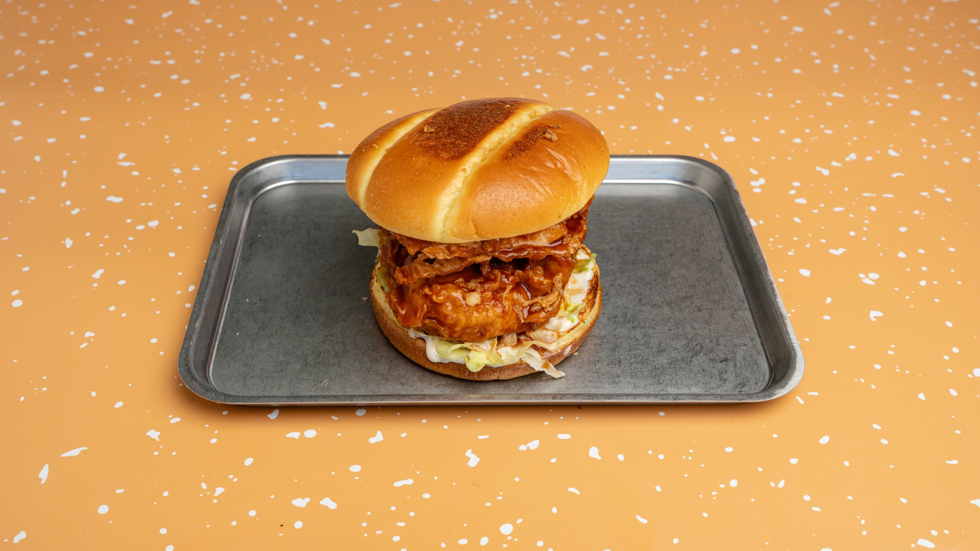 Glazed Chicken BBQ Burger from The Fall